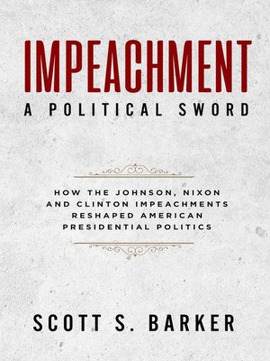 cover image of Impeachment-A Political Sword